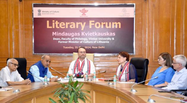 साहित्य अकादेमी तथा भारत में लिथुआनिया गणराज्य के दूतावास के संयुक्त तत्वावधान में आयोजित हुआ साहित्य मंच कार्यक्रम